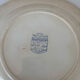 Old flat plate, light blue ironstone, daisy pattern | Fa
