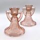 2 Luxval candlesticks • Victoria model • Val Saint Lambert • 1935