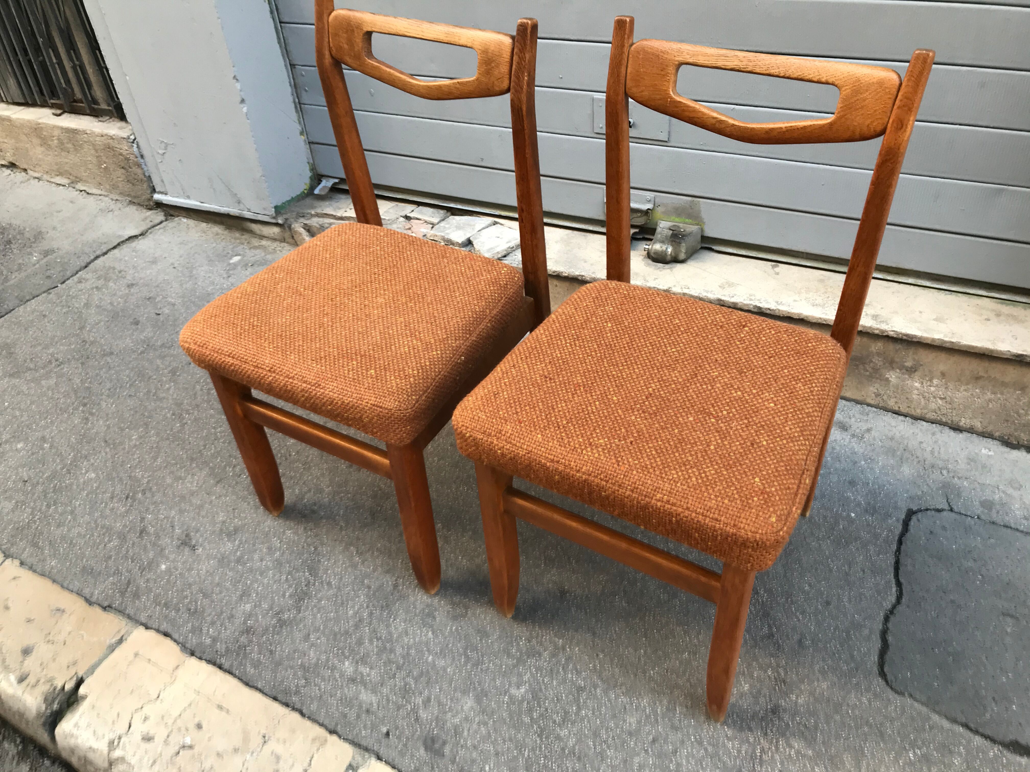 Pair of chairs by Guillerme and Chambron edition your home