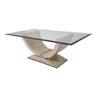 Mactan Stone Coffee or Fossil Stone Table, 1990s
