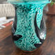 Vase vintage Vallauris en céramique turquoise