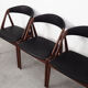 Lot de 4 chaises de Kai Kristiansen 1970