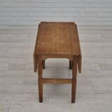 1970s, Danish design by Henning Kjærnulf for EG Kvalitetsmøbel, foldable sofa table, oak.