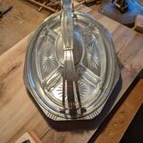 Silver metal aperitif server