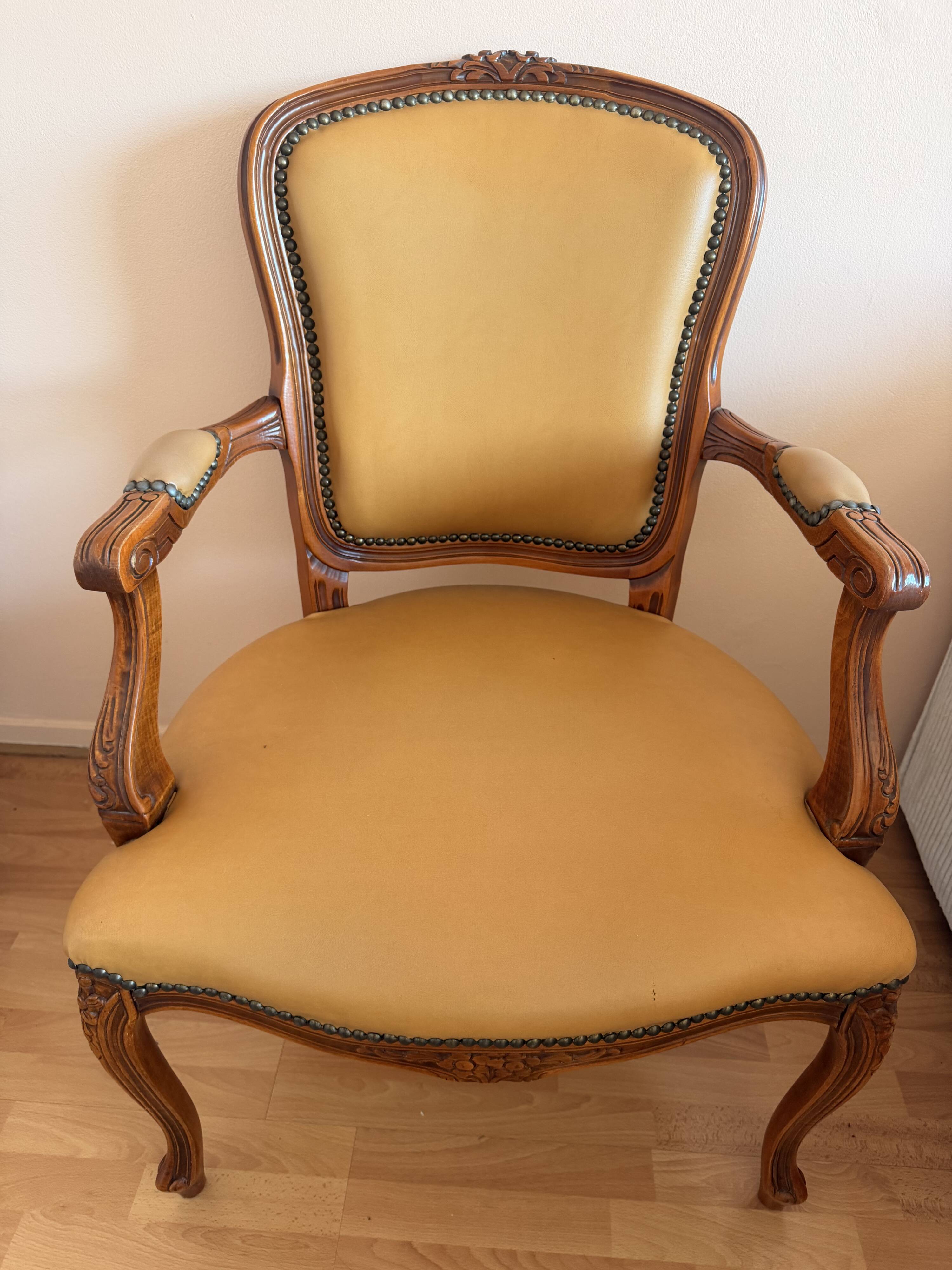 Louis XV period armchair | Set of 2
