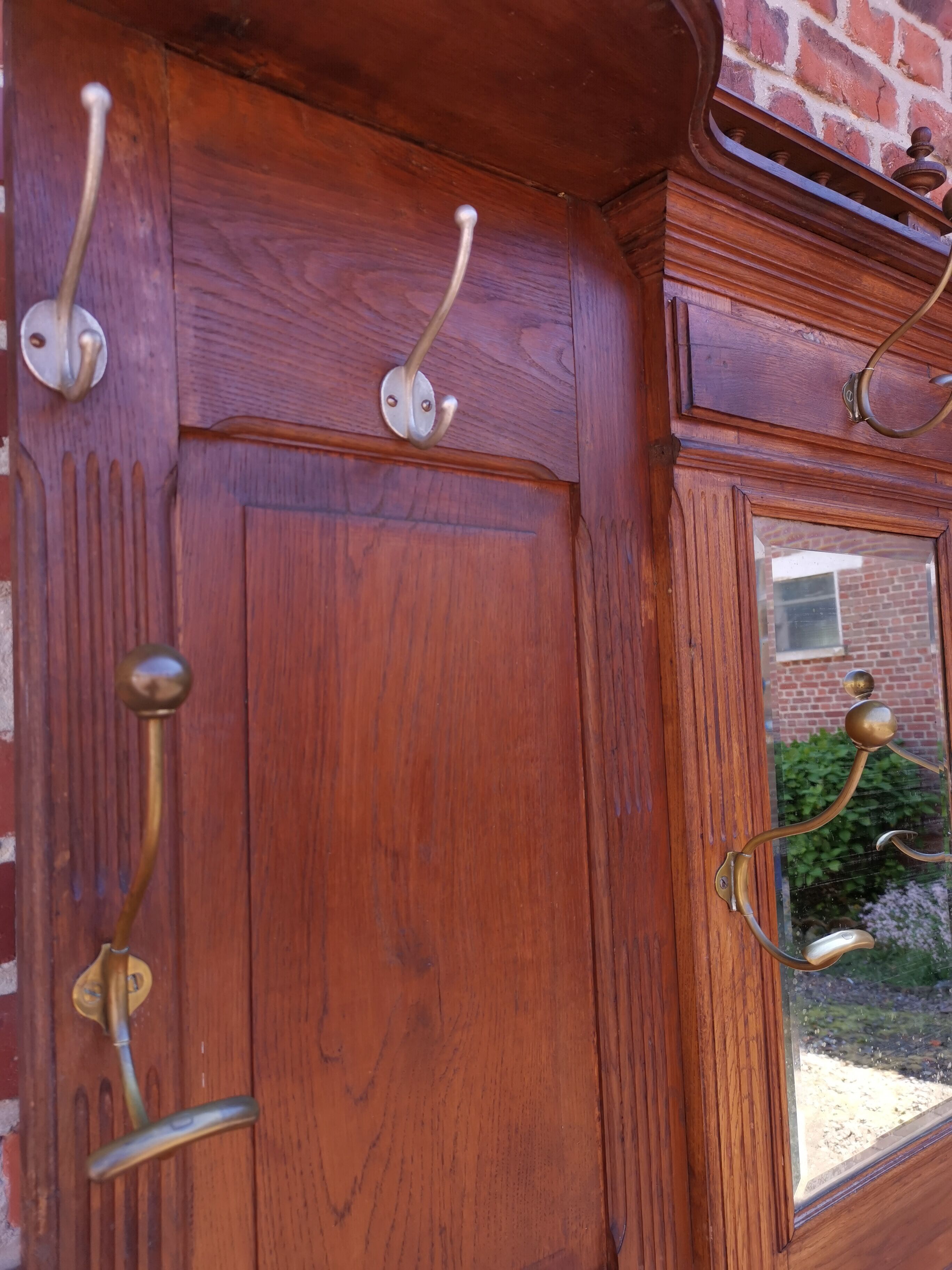 Dressing coat door late 19th