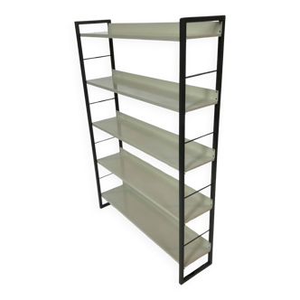 Tomado shelving unit Free standing in metal and gray - 1960s Dutch Design