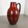 Large Pottery Super Fat Lava Multi-Color 270-38 Vase Made by Scheurich, 1970s