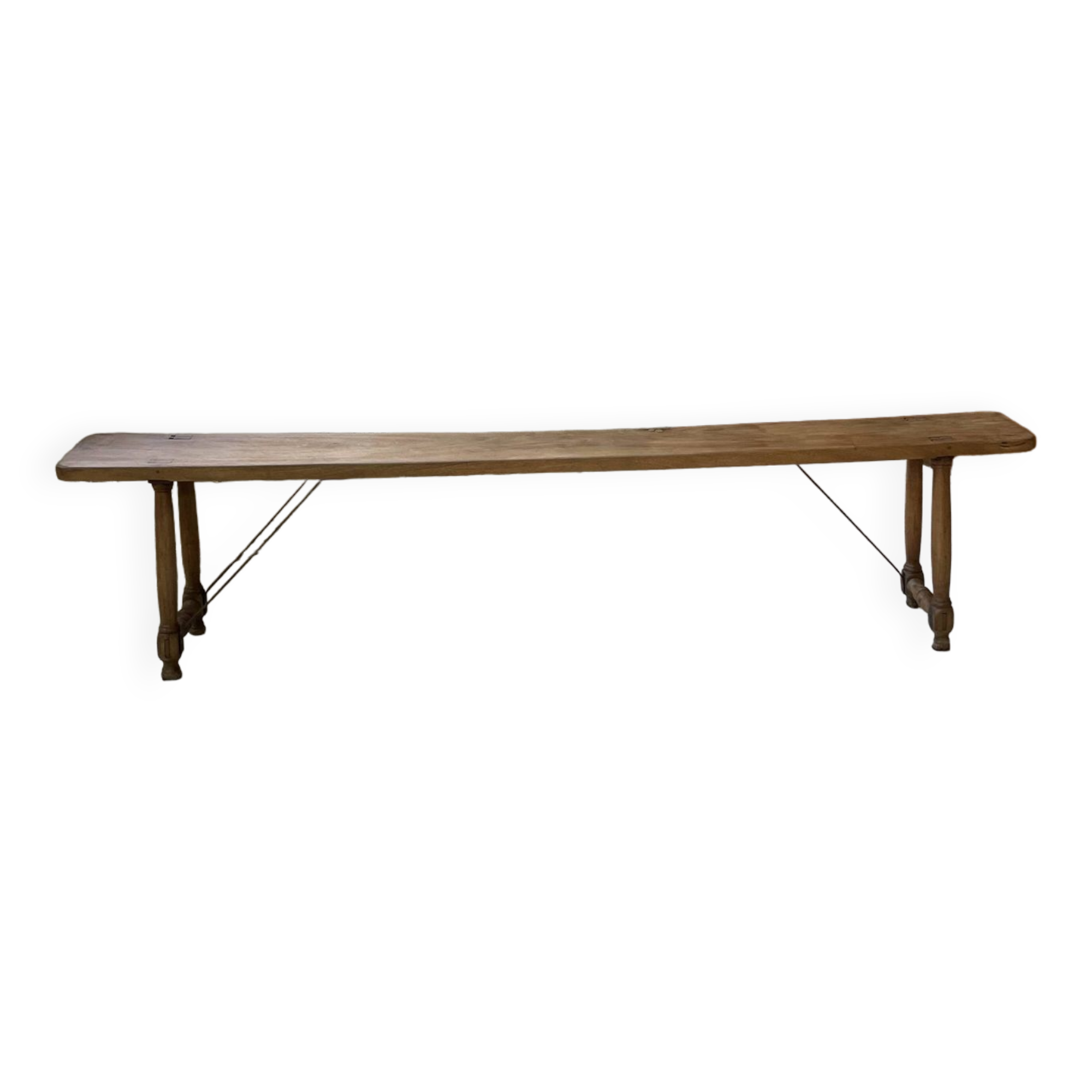 Banc chêne XXL XIXème 280cm