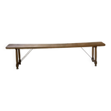 Banc chêne XXL XIXème 280cm