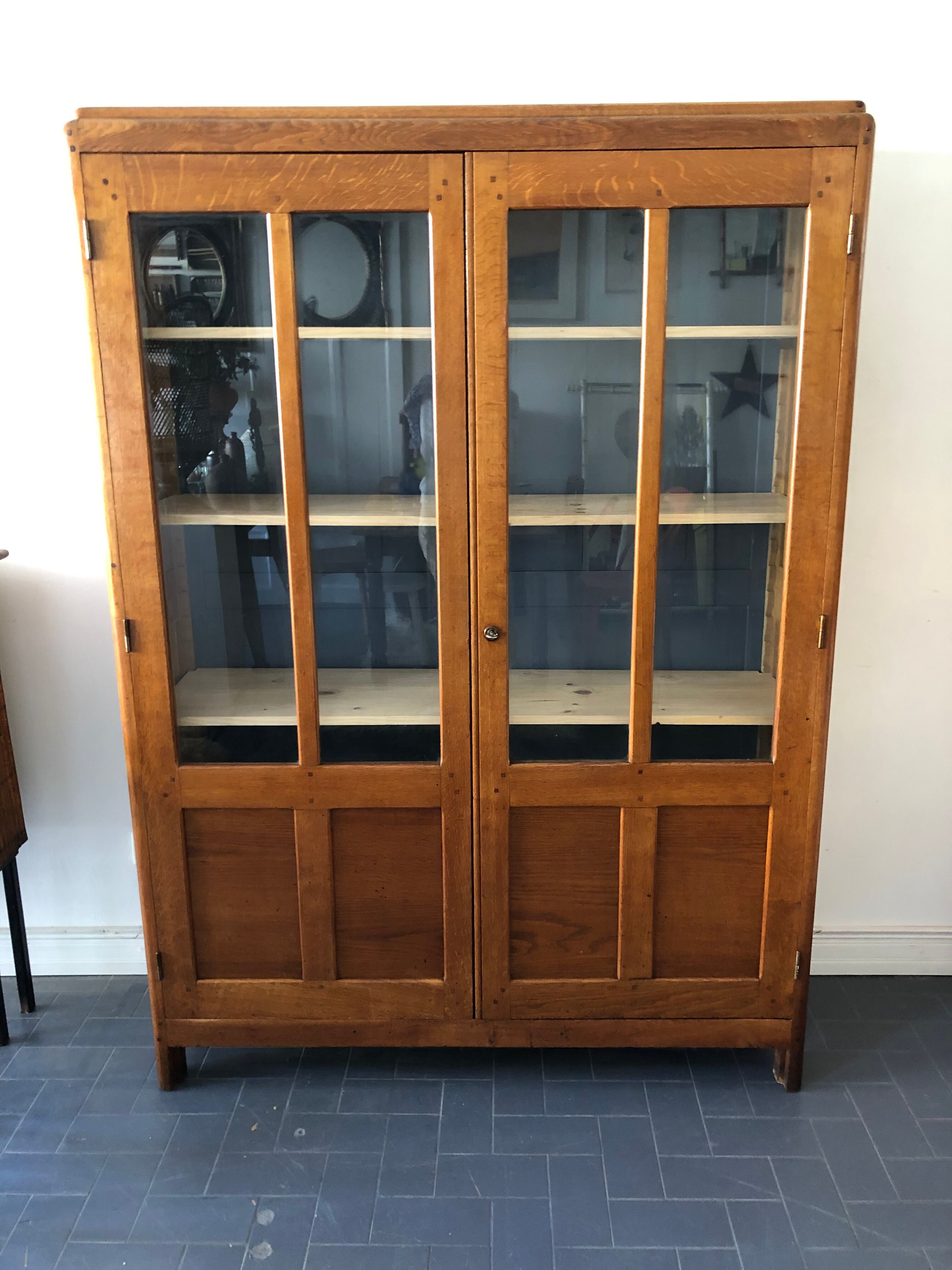Vintage glass Parisian wardrobe