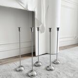 Set of 5 vintage ikea 1980s design candle holders
