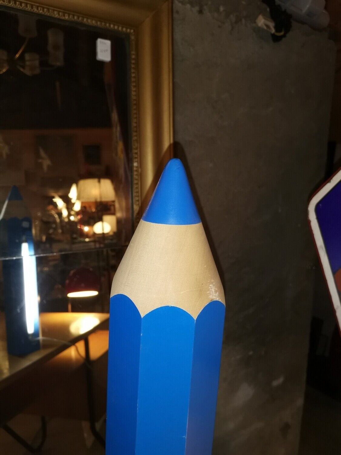 Clairefontaine pencil desk lamp by Pierre Sala