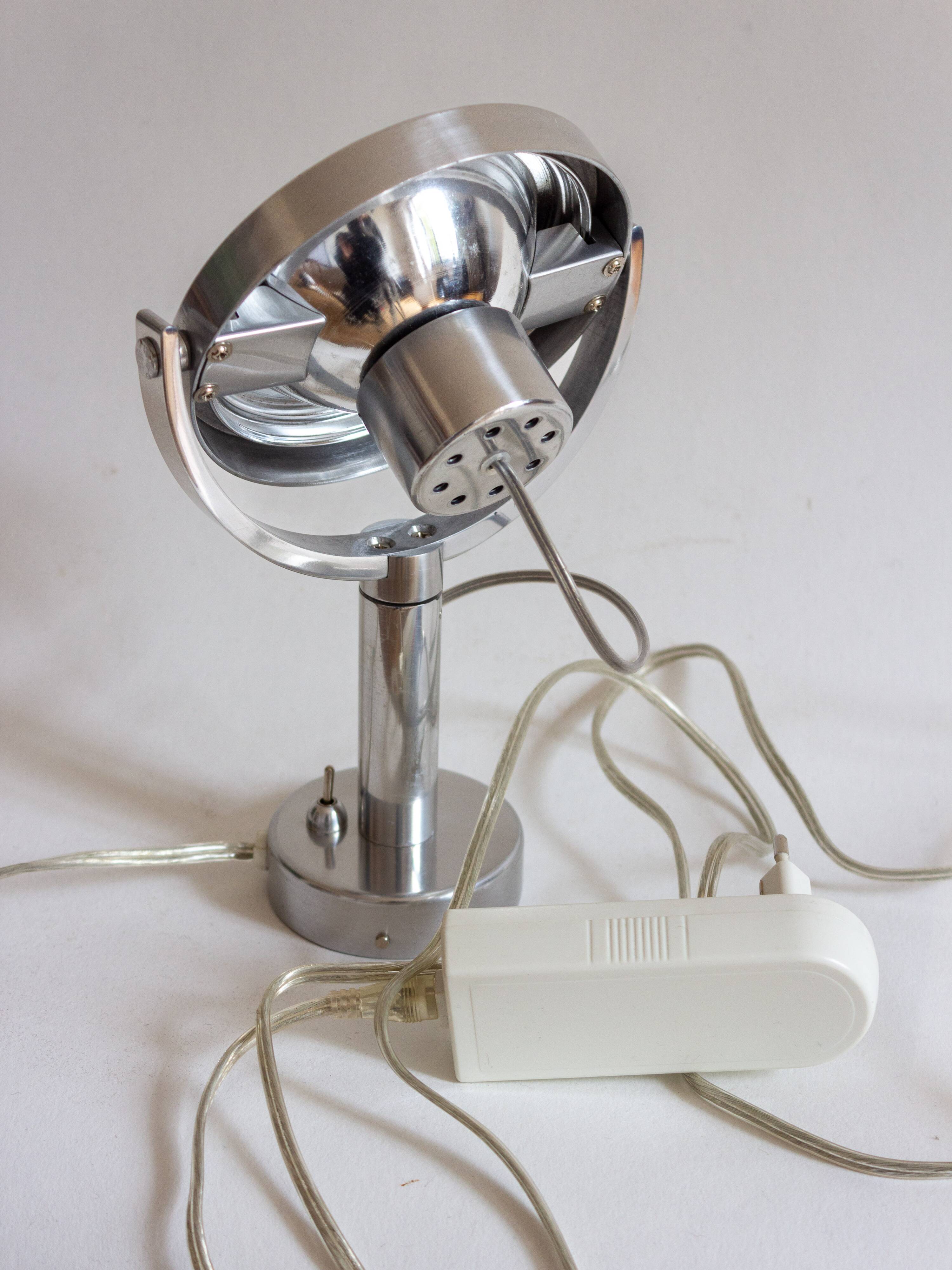 Brushed steel halogen wall lamp type V0207 ‘KLIMAT’, Ikea, 1990s