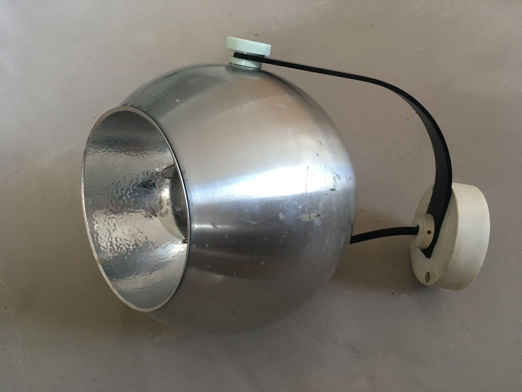 Wall light Erco Eye ball vintage
