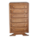 Weekly chest of drawers, art deco, mustache foot, vintage, 30s/40s