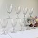 9 vintage red wine glasses