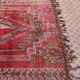 Vintage pink Berber rug