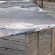 Table basse en marbre des années 70