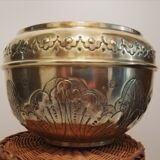 Old brass planter