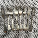 Lot of 19th century forks