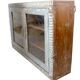 Vitrine murale en teck birman ancien