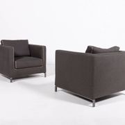 Pair of B&B Italia ‘Ray’ armchairs designed by Antonio Citterio