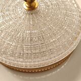 Glass and brass ceiling