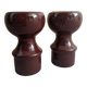 Lot de bougeoirs marron URSS