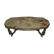 Table basse plateau onyx