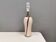 Table lamp in crackled ceramic with brass top, by Jenkin, 1970s.