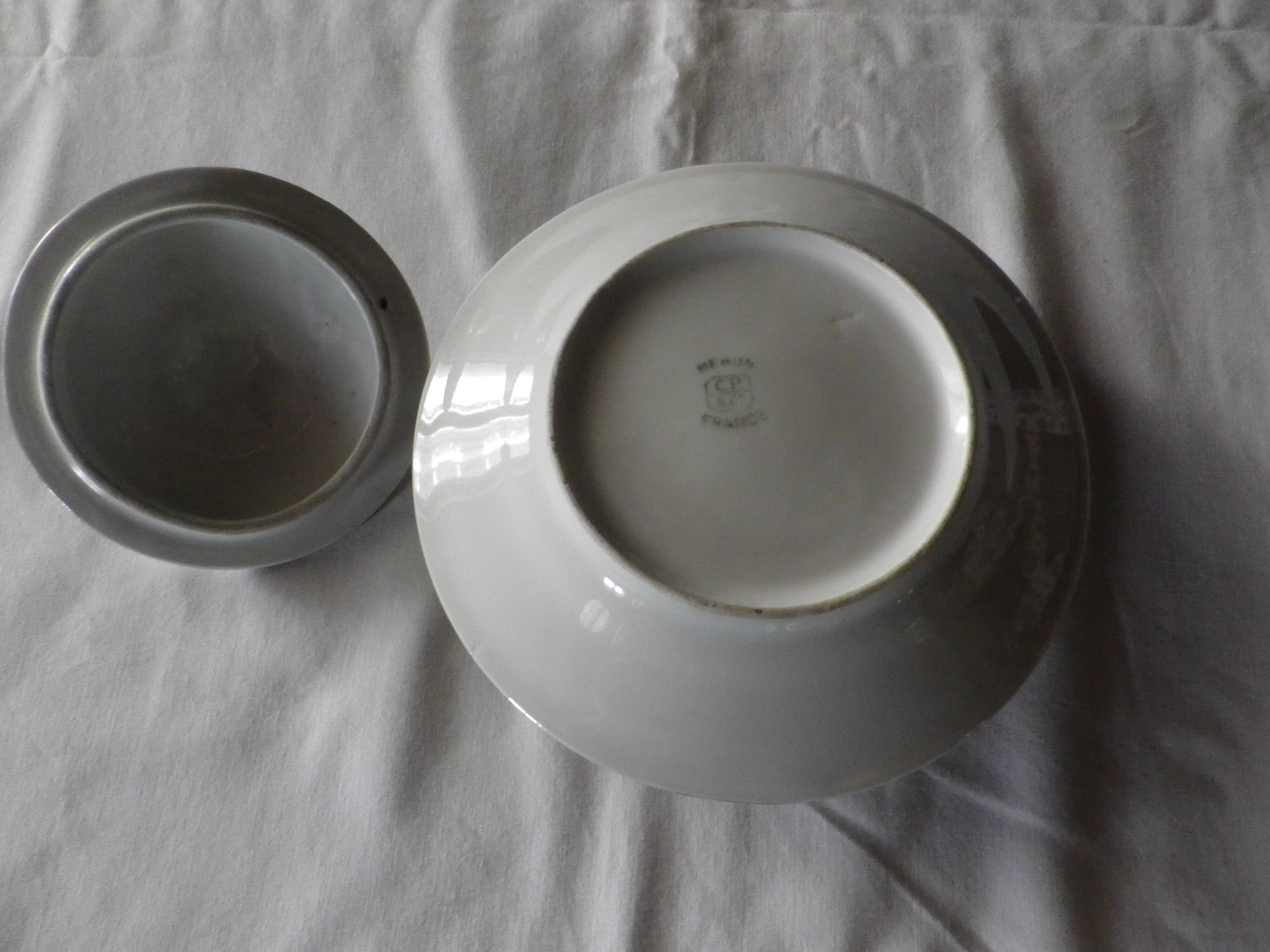 butter or jam dish, Mehun France