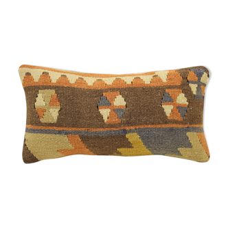 Housse de coussin kilim 20x40 cm