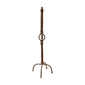 Lampadaire en corde