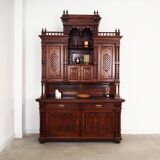 Armoire éclectique en chêne, design allemand, entre-deux-guerres, production : Allemagne
