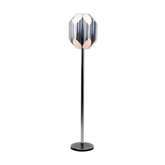 Lampadaire Reggiani Chrome des années 1960