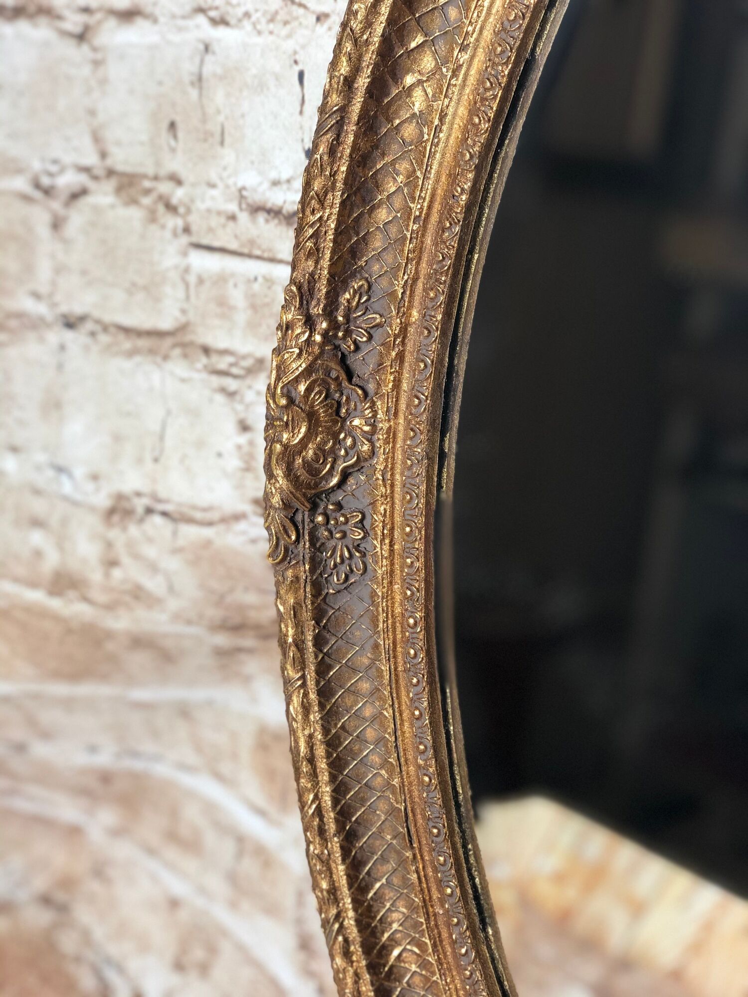 Louis XVI style oval mirror 80