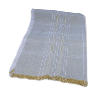 Khaki vintage tablecloth