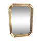 Miroir en bois d'or biseauté