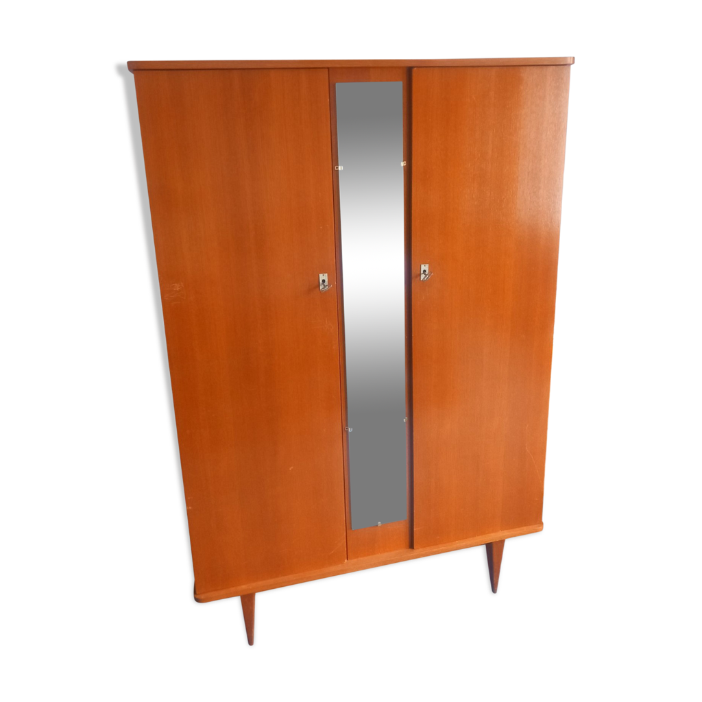 Armoire penderie vintage années 60 Selency