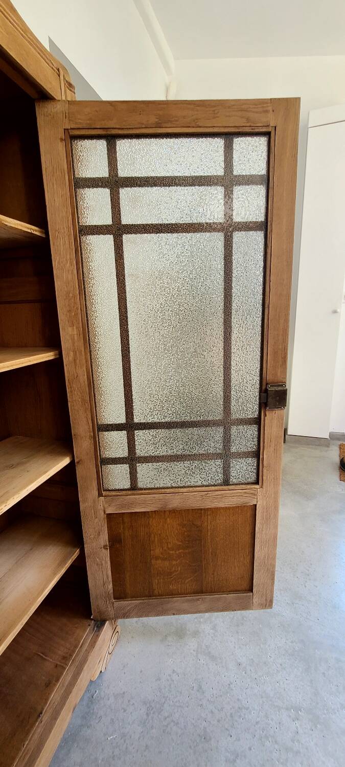 Parisian Art Deco wardrobe Parisian furniture in raw wood