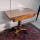 Angleterre XIXeme : table a jeux style Charles X en acajou blond