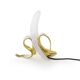 Lampe de Table • Banane Louie • Version Gold • Seletti • 2000