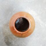 Vintage glazed terracotta pot