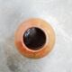 Vintage glazed terracotta pot