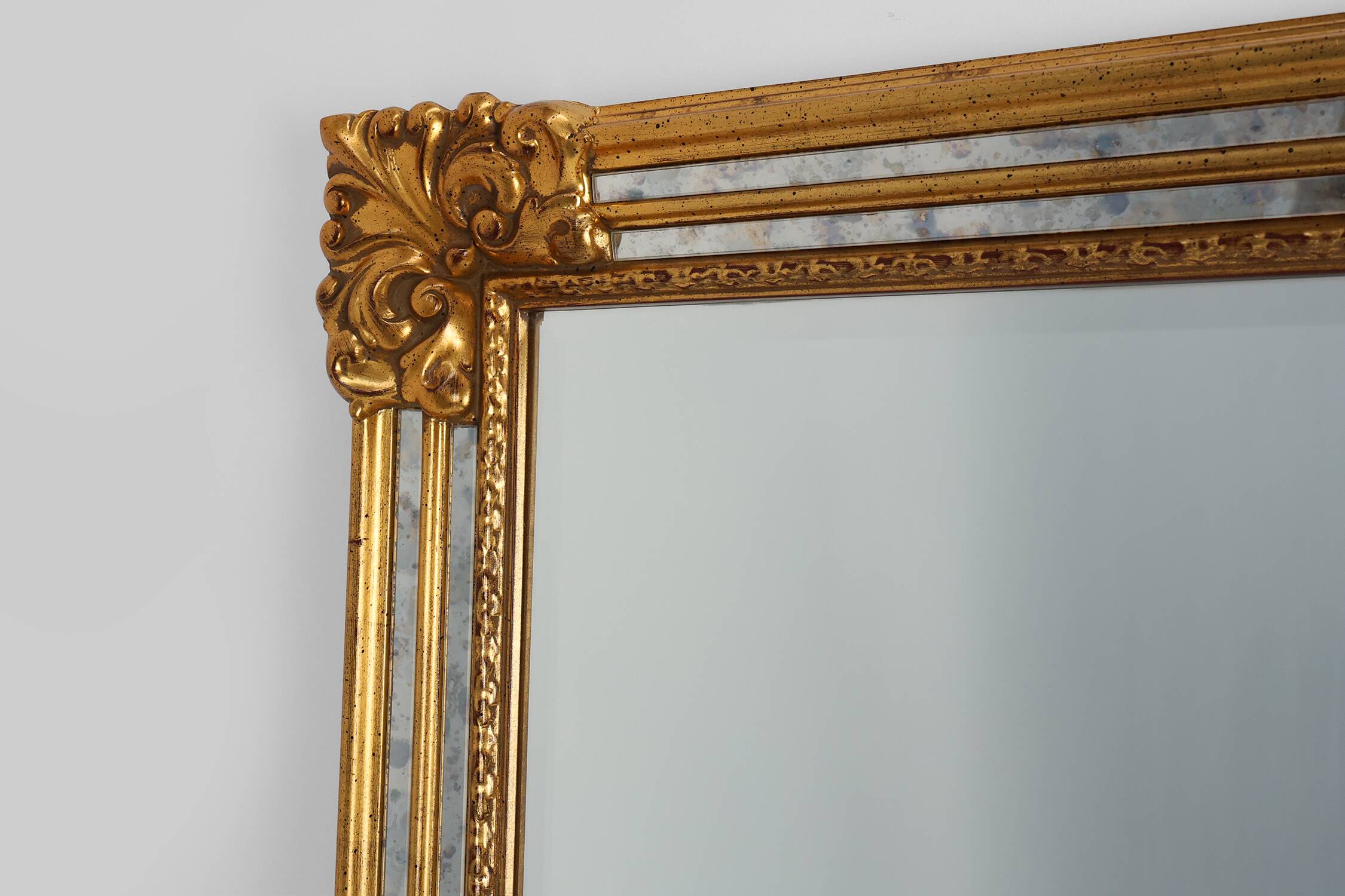 Large Baroque Wall Mirror by De Knudt, Belgium, 1950s