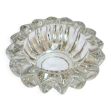 Art Deco molded glass ashtray by Pierre D'Avesn - Art Deco pocket emptier