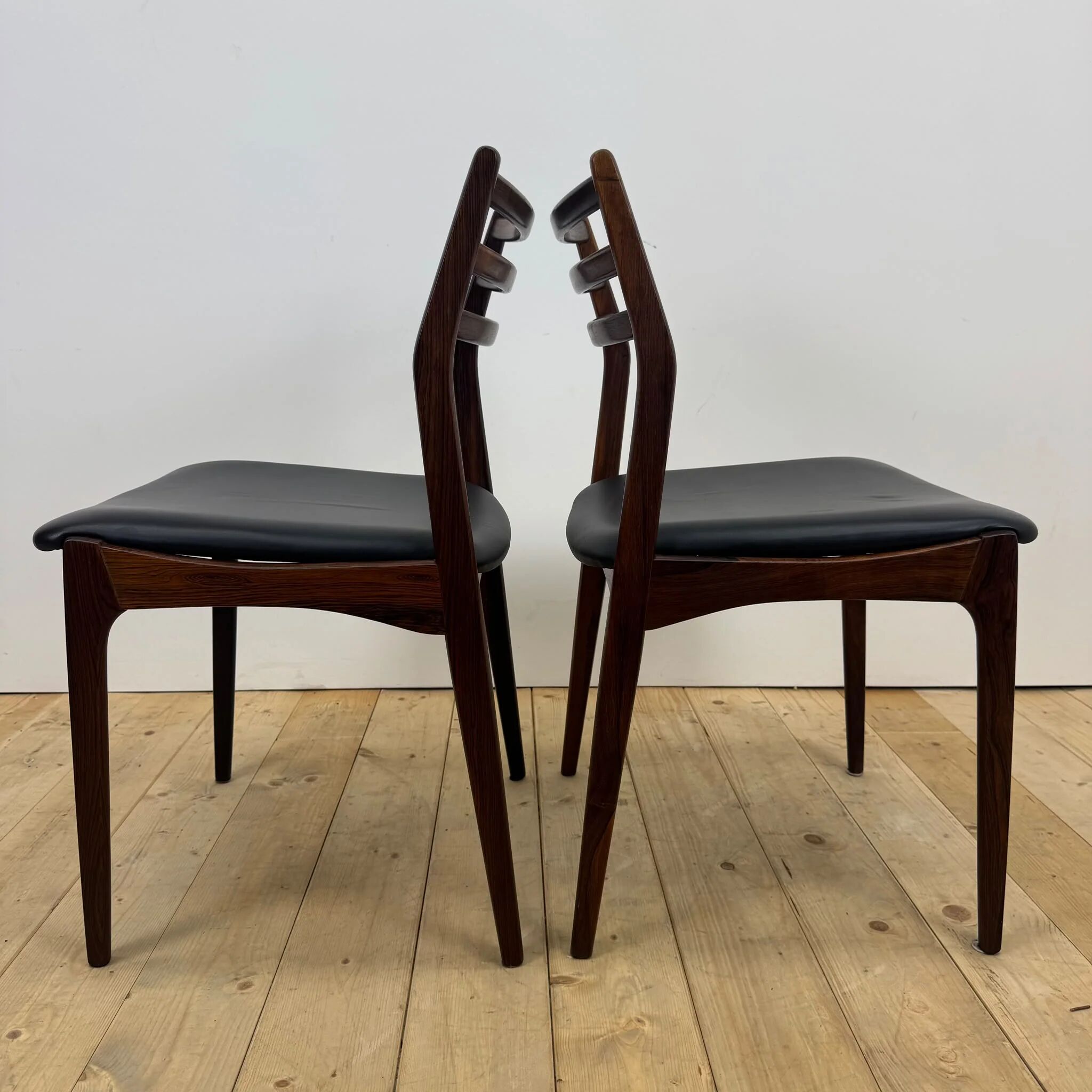 Ensemble de six chaises par Vestervig Erikson, années 1960