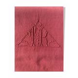 Old cloth in wine metis binds