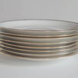 Set of 8 Limoges porcelain plates